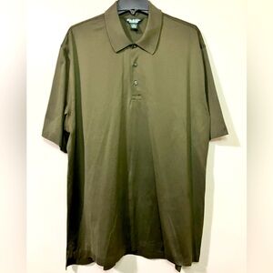 Brooks Brothers Country Club Polo Shirt Men’s XL Olive Green Short Sleeve NWOT